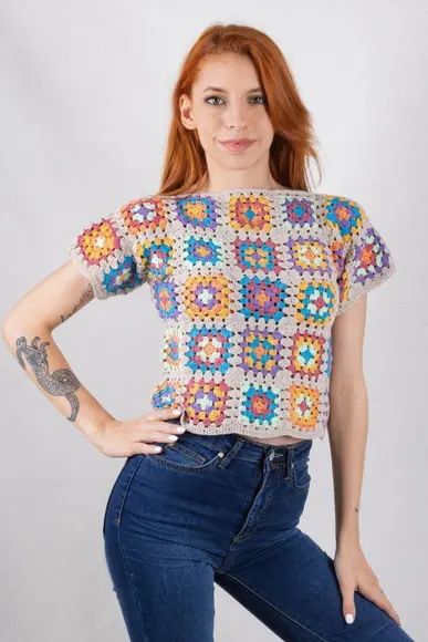 Blusa De Crochê