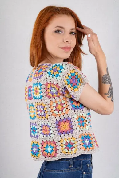 Blusa De Crochê