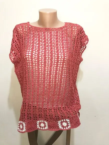 Blusa De Crochê