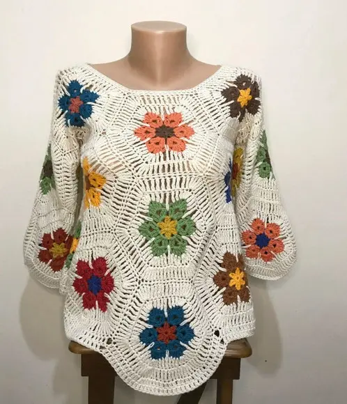 Blusa De Crochê