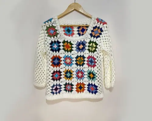 Blusa De Crochê / Casaquinho