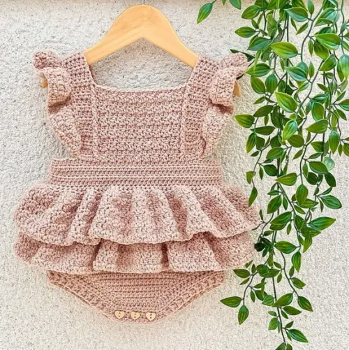 Body de crochê bebê