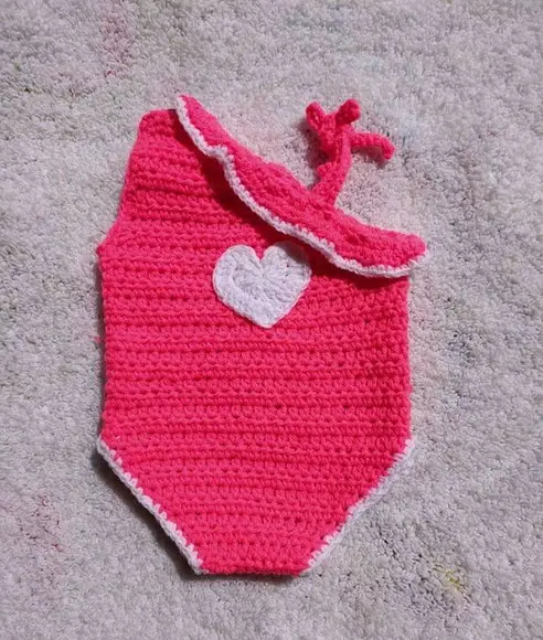 Body de crochê bebê