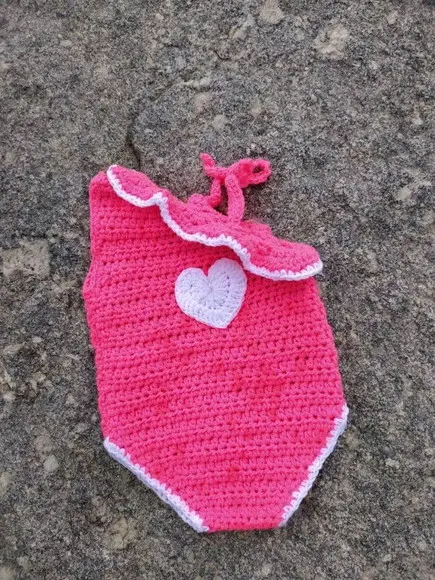 Body de crochê bebê