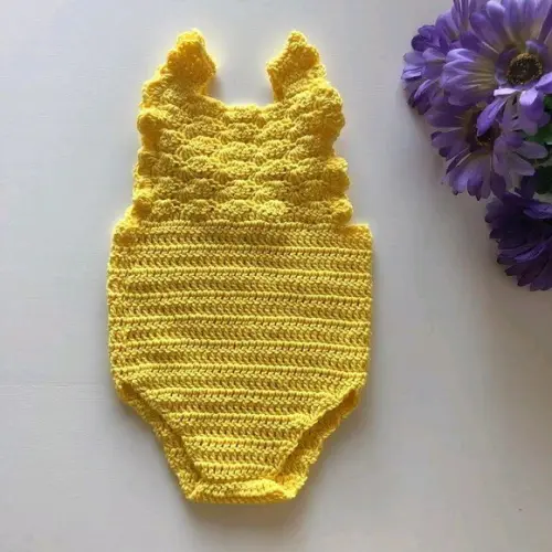 Body de crochê bebê