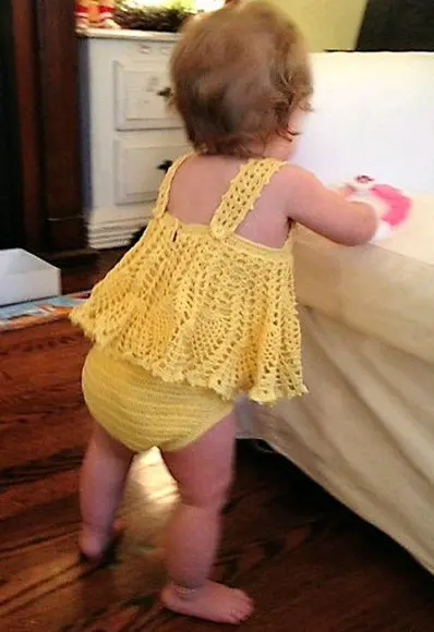 Body de Crochê Infantil
