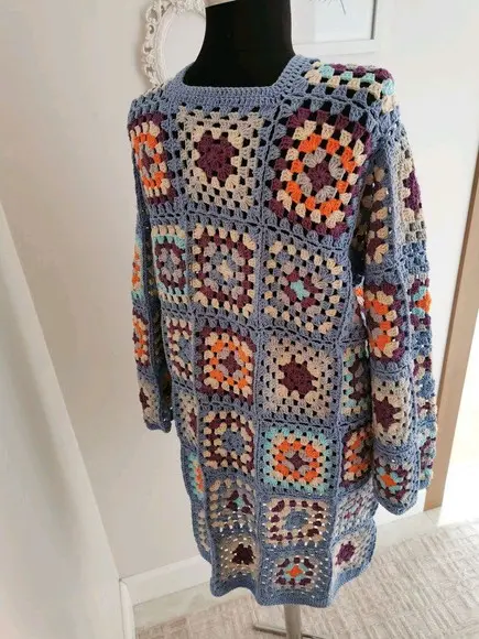 cardigan de crochê