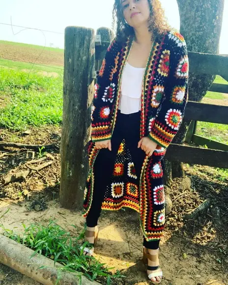 Cardigan de Crochê