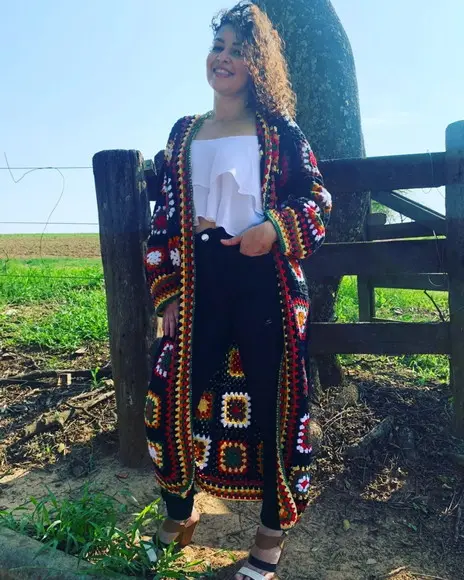 Cardigan de Crochê