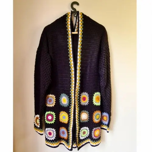 Cardigan de Crochê