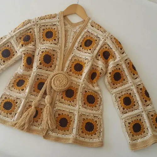 Cardigan de Crochê
