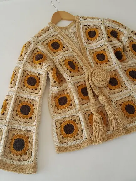 Cardigan de Crochê