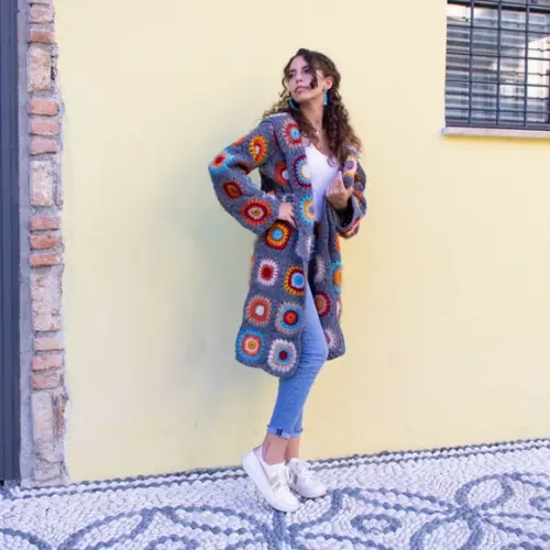 Cardigan de Crochê