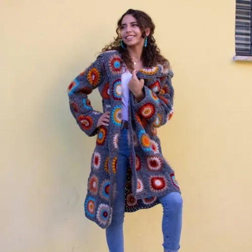 Cardigan de Crochê