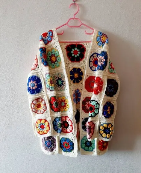 Cardigan de Crochê