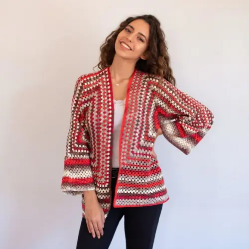 Cardigan de Crochê