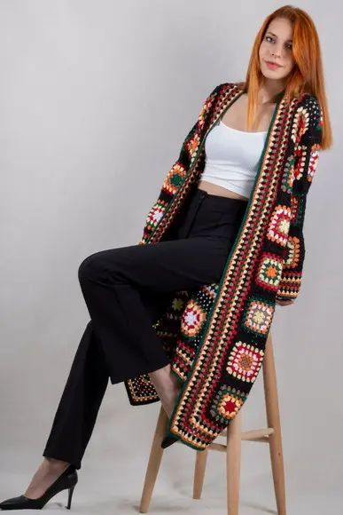 Cardigan de Crochê