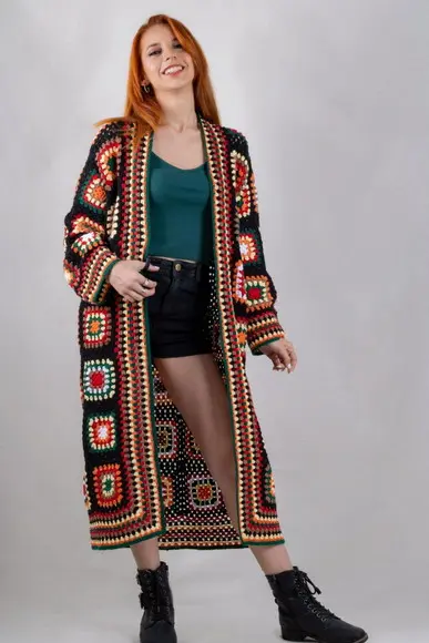 Cardigan de Crochê