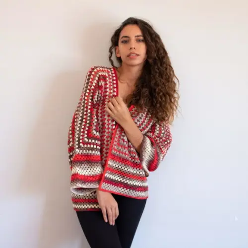 Cardigan de Crochê