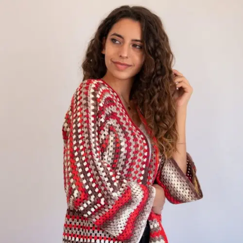 Cardigan de Crochê