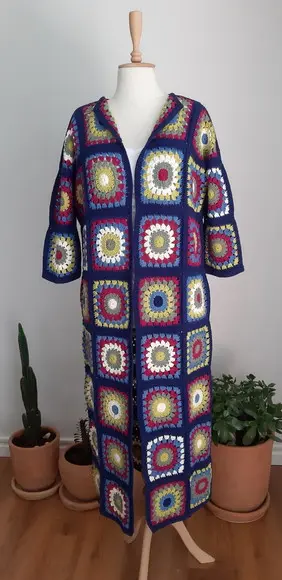Cardigan De Crochê