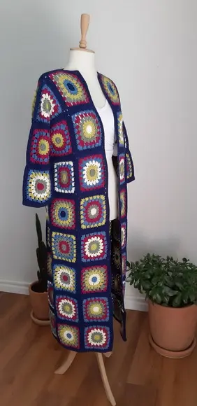 Cardigan De Crochê