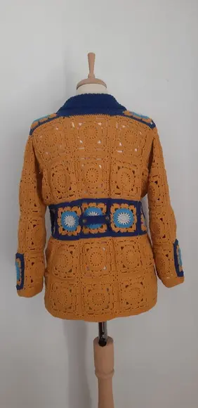 Cardigan De Crochê