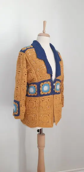 Cardigan De Crochê