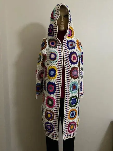 Cardigan De Crochê