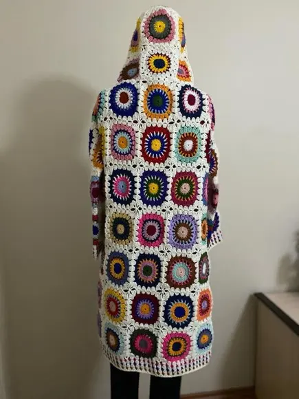 Cardigan De Crochê