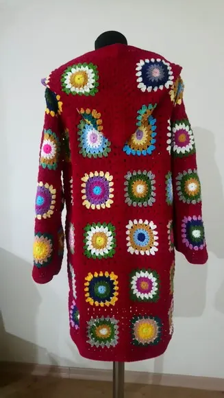 Cardigan De Crochê