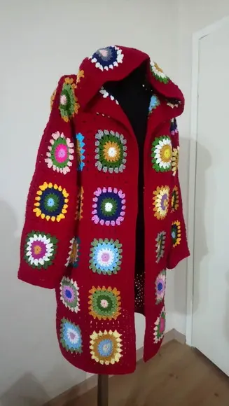 Cardigan De Crochê