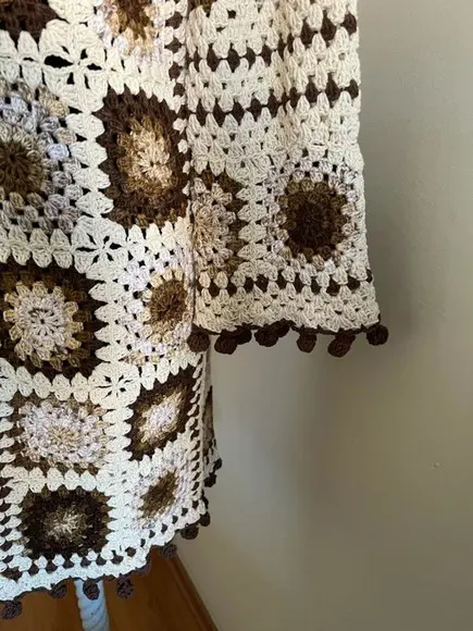 Cardigan De Crochê