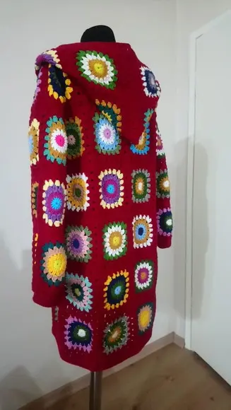 Cardigan De Crochê