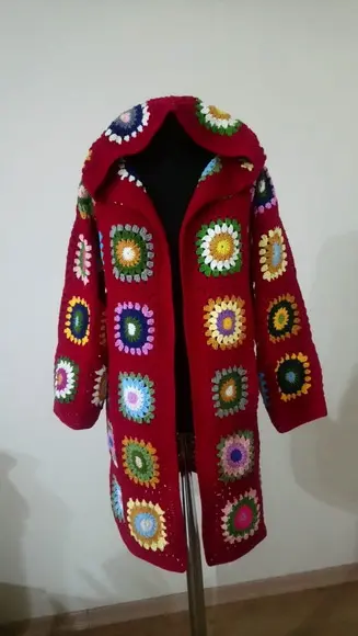 Cardigan De Crochê
