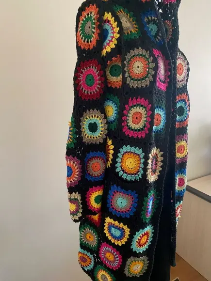 Cardigan De Crochê