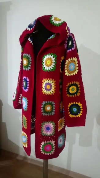 Cardigan De Crochê