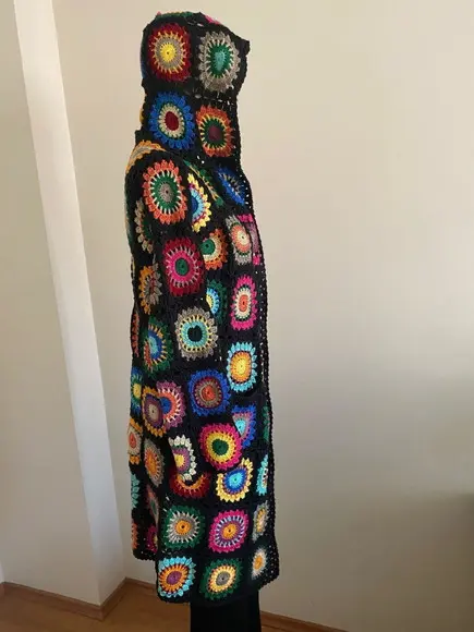 Cardigan De Crochê