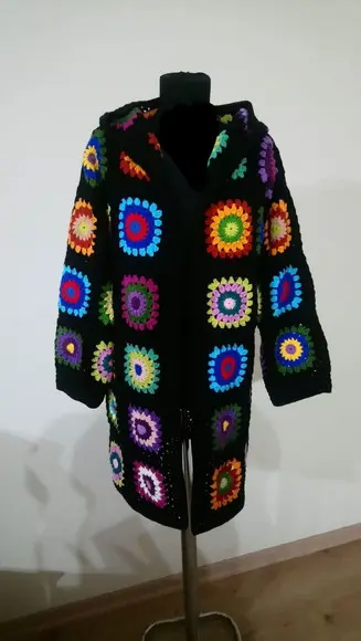 Cardigan De Crochê