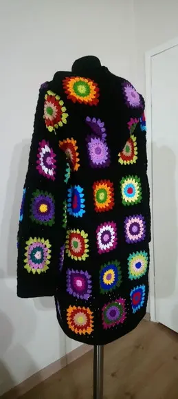 Cardigan De Crochê