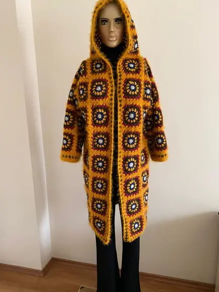 Cardigan De Crochê