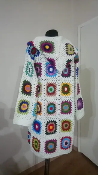 Cardigan De Crochê