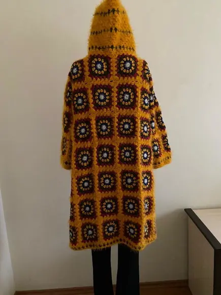Cardigan De Crochê