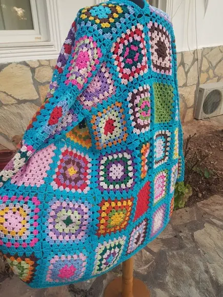 Cardigan De Crochê