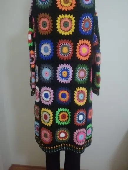 Cardigan De Crochê