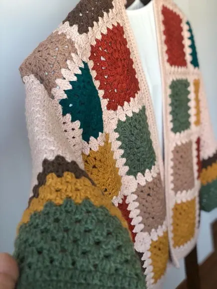 Cardigan De Crochê