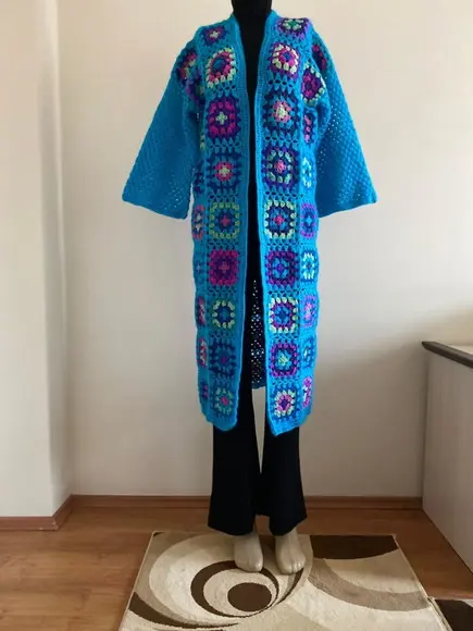 Cardigan De Crochê