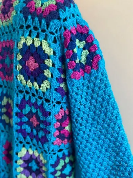 Cardigan De Crochê