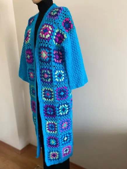 Cardigan De Crochê