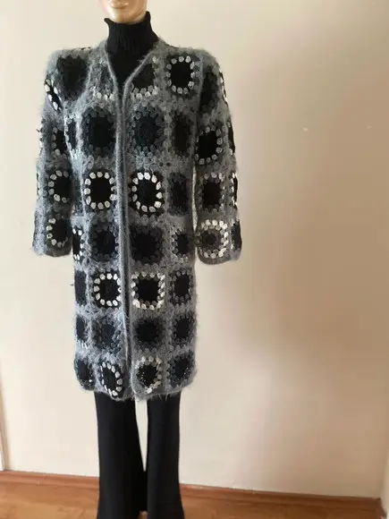 Cardigan De Crochê